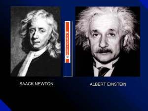 Newton Einstein